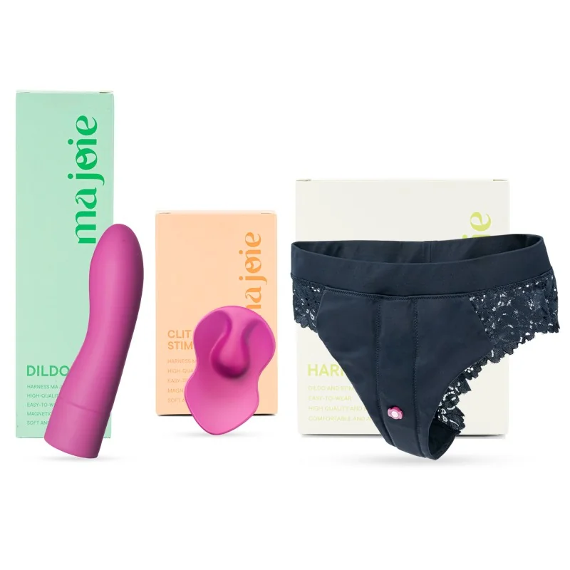 Kit Strap-On dont gode magnétique taille S