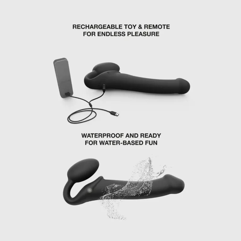 Strap-on vibrant à 3 Moteurs avec télécommande