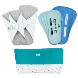 Pack complet pour le bain dérivatif : 6 poches + 3 housses + 1 trousse