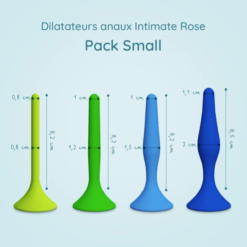 Pack dilatateurs anaux Intimate rose - Small
